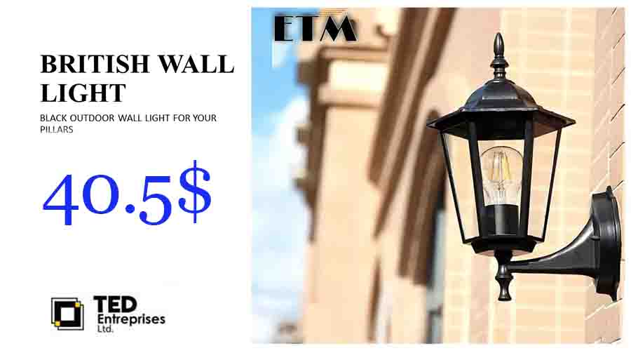 BRITISH WALL LIGHT